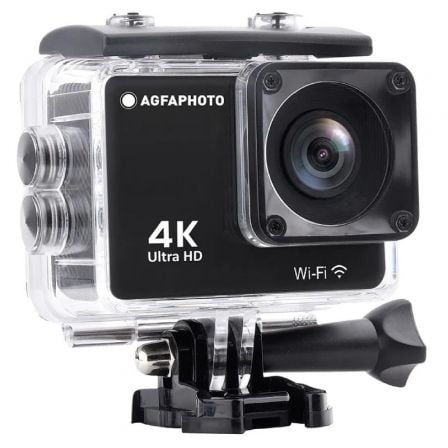 Cámara Digital Deportiva AgfaPhoto Realimove AC9000/ 16MP/ Negra | TecnoSoft art agf cam ac9000 bk 1