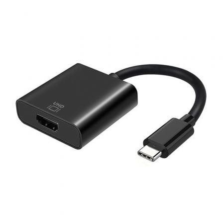 Conversor HDMI 4K 60Hz Aisens A109-0344/ HDMI Hembra – USB Tipo-C Macho/ 15cm/ Negro | TecnoSoft art ais adp20a109 0344 1