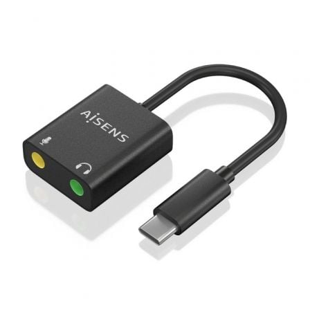 Tarjeta de Sonido Aisens A109-0767/ USB-C Macho – 2xJack 3.5 Hembra | TecnoSoft art ais adp20a109 0767 1