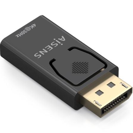 Conversor Aisens A125-0949/ DisplayPort Macho – HDMI Hembra/ Negro | TecnoSoft art ais adp20a125 0949 1