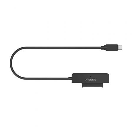 Adaptador para Discos Duros 2.5″ Aisens ASE-25C04B/ USB Tipo-C 3.1 Macho – SATA | TecnoSoft art ais adp20ase 25c04b 1
