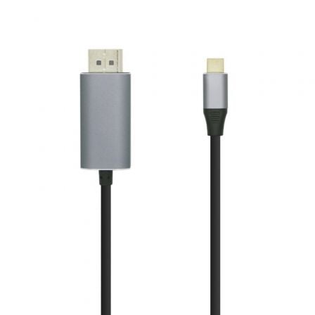 Cable DisplayPort Aisens A109-0394/ USB Tipo-C Macho – DisplayPort Macho/ Hasta 27W/ 1250Mbps/ 80cm/ Negro | TecnoSoft art ais cab20a109 0394 1