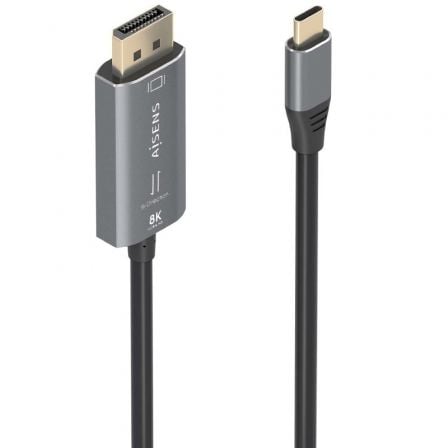 Cable Conversor Aisens A109-0880/ USB Tipo-C Macho – DisplayPort Macho/ 1.8m/ Negro | TecnoSoft art ais cab20a109 0880 1