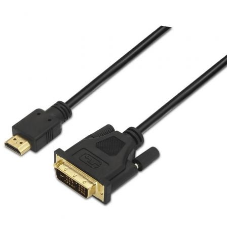 Cable HDMI Aisens A117-0090/ DVI Macho – HDMI Macho/ 1.8m/ Negro | TecnoSoft art ais cab20a117 0090 1