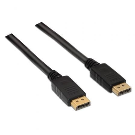 Cable DisplayPort 1.2 4K Aisens A124-0129/ DisplayPort Macho – DisplayPort Macho/ Hasta 5W/ 2300Mbps/ 2m/ Negro | TecnoSoft art ais cab20a124 0129 1