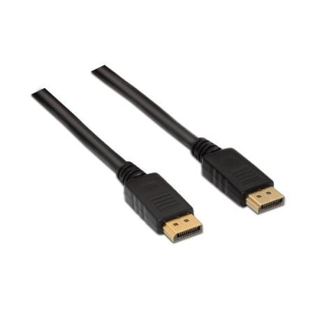 Cable DisplayPort 1.2 4K Aisens A124-0130/ DisplayPort Macho – DisplayPort Macho/ Hasta 5W/ 2300Mbps/ 3m/ Negro | TecnoSoft art ais cab20a124 0130 1