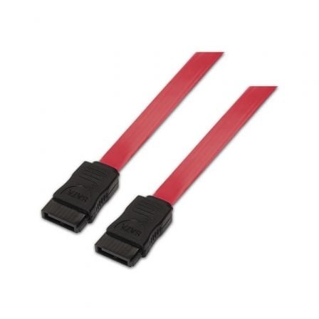 Cable SATA Aisens A130-0153/ SATA Hembra – SATA Hembra/ Hasta 0.1W/ 768Mbps/ 50cm/ Rojo | TecnoSoft art ais cab20a130 0153 1