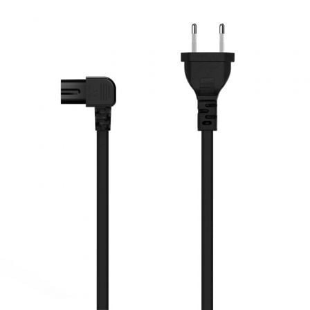 Cable Alimentación Forma 8 Aisens A132-0599/ CEE7/16 Macho – C7 Hembra/ Hasta 1500W/ 3m/ Negro | TecnoSoft art ais cab20a132 0599 1