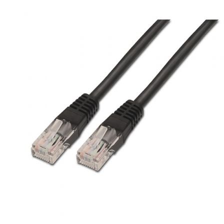 Cable de Red RJ45 UTP Aisens A133-0202 Cat.5e/ 50cm/ Negro | TecnoSoft art ais cab20a133 0202 1