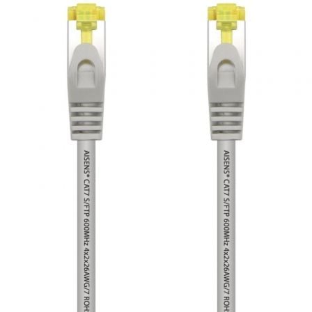Cable de Red RJ45 S/FTP Aisens A146-0332 Cat.7/ 25cm/ Gris | TecnoSoft art ais cab20a146 0332 1