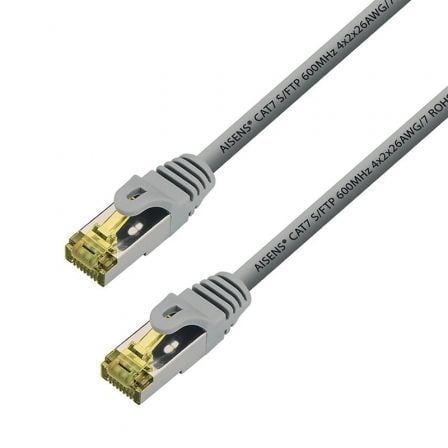 Cable de Red RJ45 SFTP Aisens A146-0336 Cat.7/ 3m/ Gris | TecnoSoft art ais cab20a146 0336 1