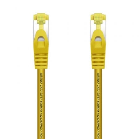 Cable de Red RJ45 SFTP Aisens A146-0472 Cat.7/ 25cm/ Amarillo | TecnoSoft art ais cab20a146 0472 1