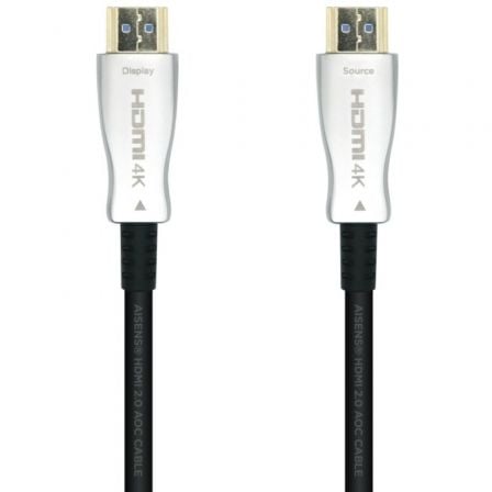 Cable HDMI 2.0 AOC 4K Aisens A148-0380/ HDMI Macho – HDMI Macho/ 50m/ Negro | TecnoSoft art ais cab20a148 0380 1