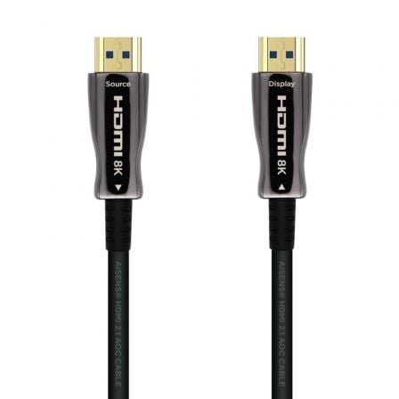 Cable HDMI 2.1 AOC 8K Aisens A153-0515/ HDMI Macho – HDMI Macho/ 10m/ Negro | TecnoSoft art ais cab20hdmi20a153 0515 1