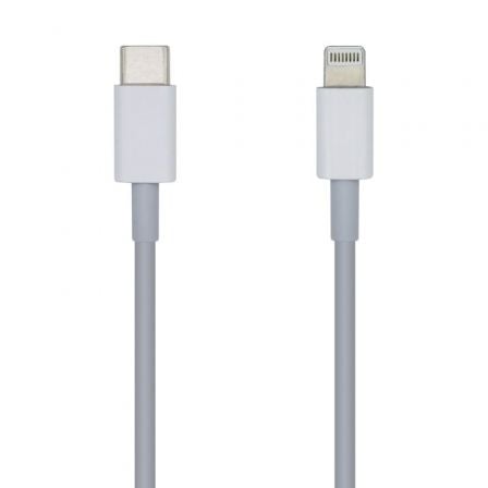 Cable USB Tipo-C 2.0 Lightning Aisens A102-0443/ Lightning Macho – USB Tipo-C Macho/ 480Mbps/ 2m/ Blanco | TecnoSoft art ais cab20ligh20a102 0443 1