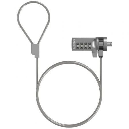 Cable de Seguridad para Portátiles Aisens ASLK-D40N01-SL/ 1.5m | TecnoSoft art ais cab20seg20aslk d40n01 sl 1