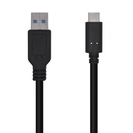Cable USB 3.1 Tipo-C Aisens A107-0450/ USB Tipo-C Macho – USB Macho/ 10Gbps/ 1.5m/ Negro | TecnoSoft art ais cab20usb20a107 0450 1