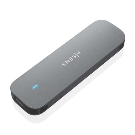 Caja Externa para Disco SSD M.2 SATA Aisens ASM2-006GRY/ USB 3.1/ Sin tornillos | TecnoSoft art ais caja20asm2 006gry 1