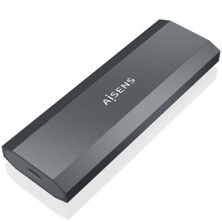 Caja Externa para Disco SSD M.2 NVMe Aisens ASM2-029GR/ USB 3.2/ Sin tornillos | TecnoSoft art ais caja20asm2 029gr 1