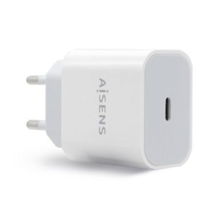 Cargador de Pared Aisens A110-0537/ 1xUSB Tipo-C/ 20W | TecnoSoft art ais carga20a110 0537 1