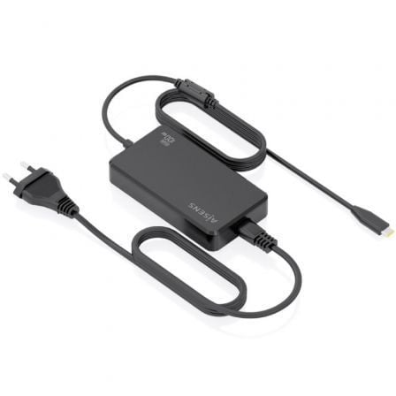 Cargador Sobremesa GaN Aisens ASCH-1PD100D070-BK/ 1xUSB Tipo-C/ 100W | TecnoSoft art ais carga20asch 1pd100d070 bk 1