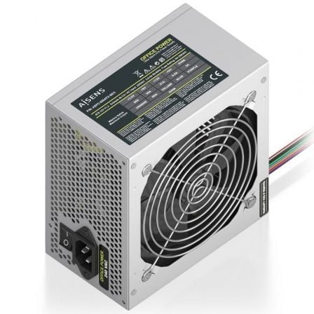 Fuente de Alimentación Aisens ASPC-500ATX-SEO/ 500W/ Ventilador 12cm | TecnoSoft art ais fuente20aspc 500atx seo 1