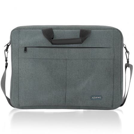 Maletín Aisens ASBG-BC025-GR para Portátiles hasta 15.6″/ Gris | TecnoSoft art ais mal20asbg bc025 gr 1