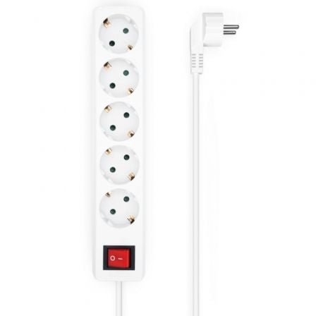 Regleta con Interruptor Aisens A154-0651/ 5 Tomas de Corriente/ Cable 1.4m/ Blanco | TecnoSoft art ais regleta20a154 0651 1