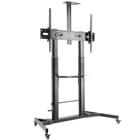 Soporte de Suelo Inclinable con Ruedas y Manivela Aisens FT100TE-171 para TV 60-100″/ hasta 100kg | TecnoSoft art ais soporte20ft100te 171 1