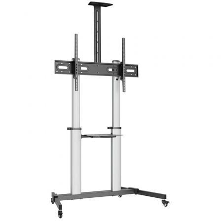 Soporte de Suelo con Ruedas Aisens FT100TE-259 para TV de 60-100″/ hasta 100kg | TecnoSoft art ais soporte20ft100te 259 1