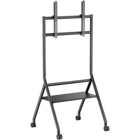 Soporte de Suelo con Ruedas Aisens FT86FE-329 para TV de 37-86″/ hasta 80kg | TecnoSoft art ais soporte20ft86fe 329 1