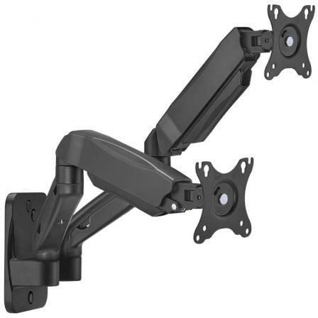 Soporte de Pared para 2 Monitores o TV Aisens WT32TSR-225/ Giratorio/ Inclinable/ hasta 9kg | TecnoSoft art ais soporte20wt32tsr 225 1