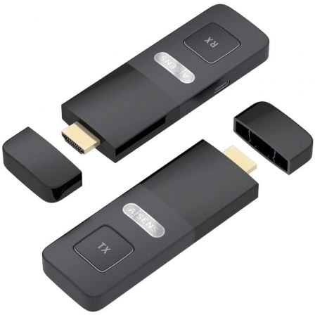 Adaptador/Transmisor de vídeo inalámbrico HDMI Aisens ASWL-H2K30M001-BK | TecnoSoft art ais transm20aswl h2k30m001 bk 1