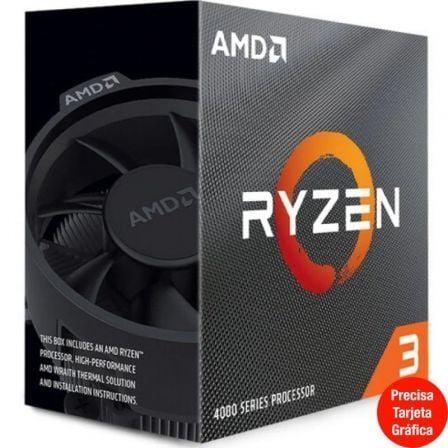 Procesador AMD Ryzen 3 4100 3.80GHz Socket AM4 | TecnoSoft art amd ryzen203204100203208ghz 1