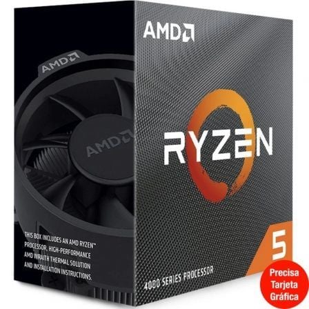 Procesador AMD Ryzen 5 4500 3.60GHz Socket AM4 | TecnoSoft art amd ryzen205204500203206ghz 1
