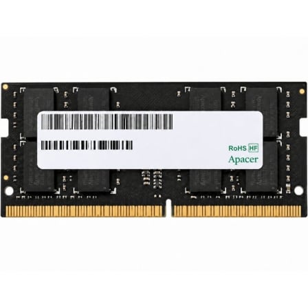 Memoria RAM Apacer ES.08G21.GSH 8GB/ DDR4/ 3200MHz/ 1.2V/ CL22/ SODIMM | TecnoSoft art apa 8gb20es2008g2120gsh 1