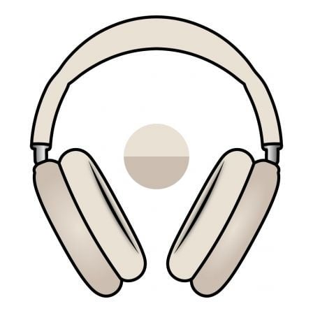Auriculares Bluetooth Apple Airpods Max USB-C/ Blanco Estrella | TecnoSoft art apl aur20airpods20mww53zmbardera 1
