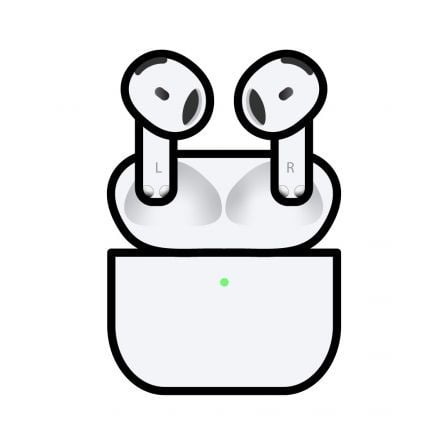 Auriculares Bluetooth Apple Airpods V4 4a Generacion | TecnoSoft art apl aur20airpods20mxp63zmbardera 1