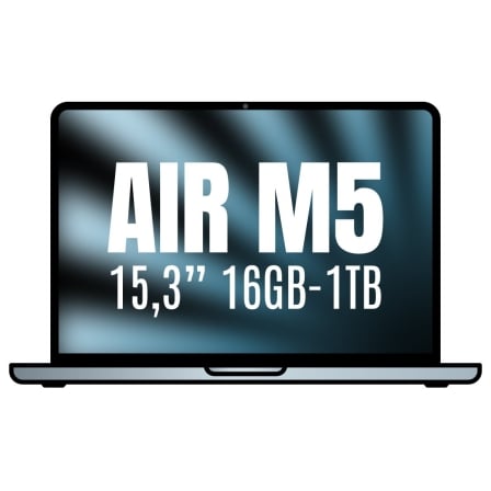 Apple Macbook Air 15,3″/ M5 10-Core CPU/ 16GB/ 1TB SSD/ 10-Core GPU/ Azul | TecnoSoft art apl book air mdvt4ybardera 1