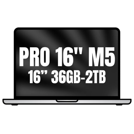Apple Macbook Pro 16″/ M5 Max 18-Core CPU/ 36GB/ 2TB SSD/ 32-Core GPU/ Plata | TecnoSoft art apl book20pro20mge74ybardera 1