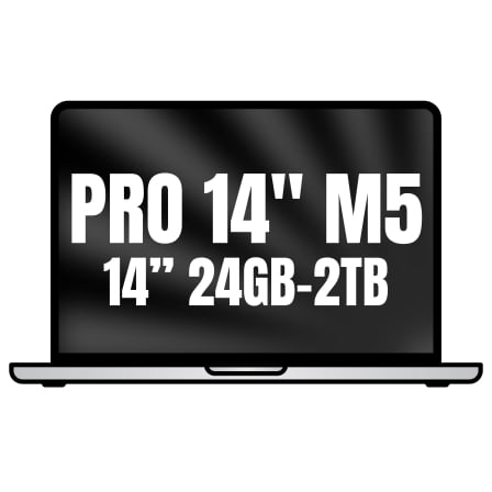 Apple Macbook Pro 14″/ M5 Pro 15-Core CPU/ 24GB/ 2TB SSD/ 16-Core GPU/ Plata | TecnoSoft art apl book20pro20mjlv4ybardera 1