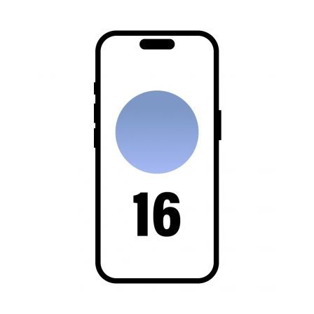Smartphone Apple iPhone 16 128GB/ 6.1″/ 5G/ Azul Ultramar | TecnoSoft art apl iphone myec3qlbardera 1