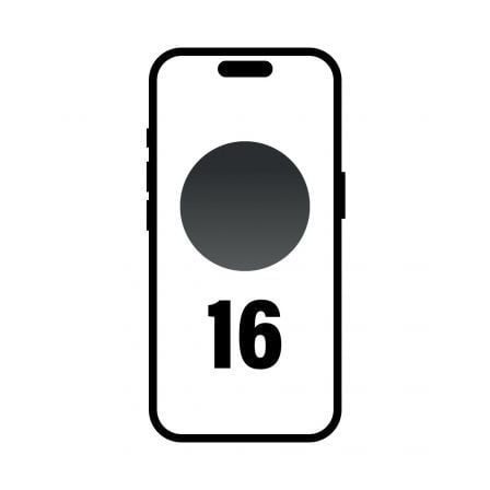 Smartphone Apple iPhone 16 128GB/ 6.1″/ 5G/ Negro | TecnoSoft art apl iphone20mye73qlbardera 1