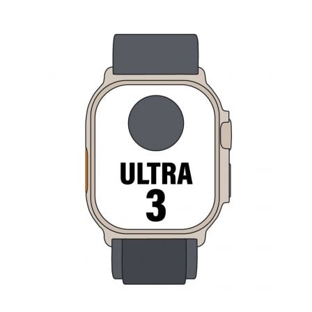 Apple Watch Ultra 3/ GPS/ Cellular/ 49mm/ Caja Titanio Negro/ Correa Loop Alpine Negra S | TecnoSoft art apl watch20ultra20mf0q4qlbardera 1