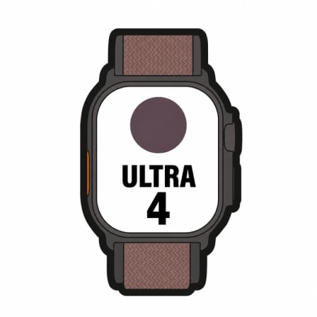 Apple Watch Ultra 4/ GPS/ 49mm/ Caja de Titanio Negro/ Correa Loop Alpine Burdeos L | TecnoSoft art apl watch20ultra20mjc24ql20a 1