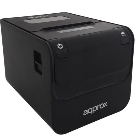Impresora de Tickets Approx appPOS80AMUSE/ Térmica/ Ancho papel 80mm/ USB-RS232-Ethernet/ Negra | TecnoSoft art app imp20ter20apppos80amuse 1