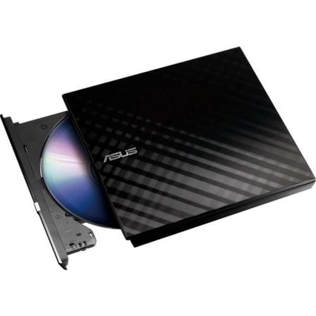 Grabadora Externa CD/DVD Asus SDRW-08D2S-U Lite/ Negra | TecnoSoft art asu dvd20sdrw 08d2s u20lite 1