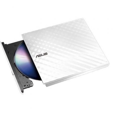 Grabadora Externa CD/DVD Asus SDRW-08DS2S-U Lite/ Blanco | TecnoSoft art asu dvd20sdrw 08d2s u20white 1