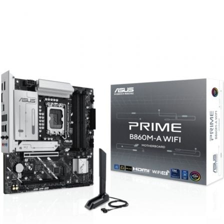 Placa Base Asus Prime B860M-A WIFI Socket 1851/ DDR5/ PCIe 5.0/ Micro ATX | TecnoSoft art asu pb prime b860m a wifi 1
