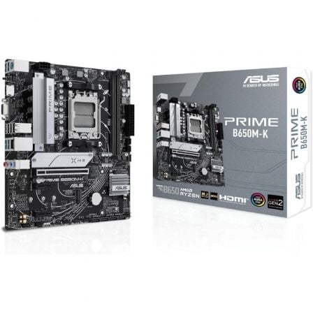 Placa Base Asus Prime B650M-K/ Socket AM5/ DDR5/ PCIe 5.0/ Micro ATX | TecnoSoft art asu pb20prime20b650m k 1